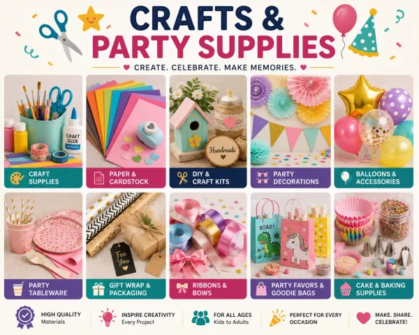Crafts & Party Supplies কাস্টম প্রিন্ট চট্টগ্রাম | Print Zone BD
