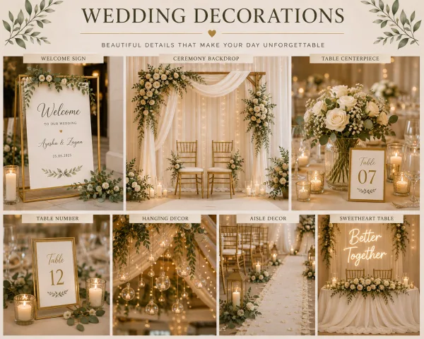 Wedding Decorations কাস্টম প্রিন্ট চট্টগ্রাম | Print Zone BD