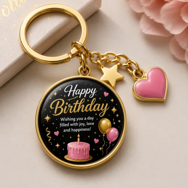 Birthday Keychain কাস্টম প্রিন্ট চট্টগ্রাম | Print Zone BD