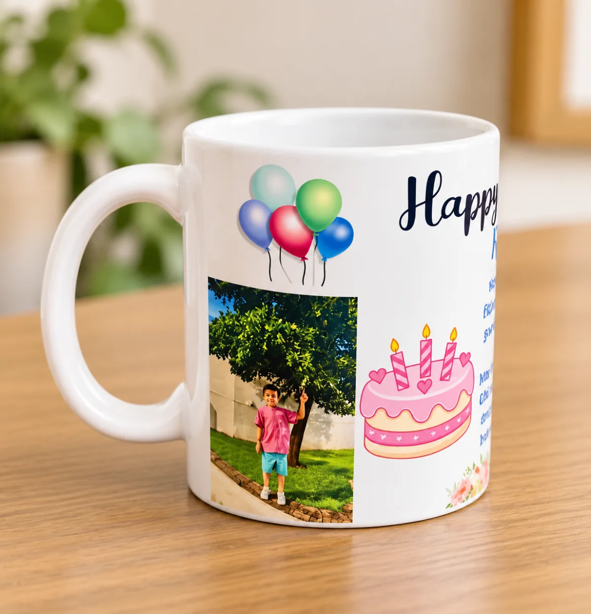 Birthday Mug - Personalized Custom Photo & Name Mug | Birthday Gift for Him/Her - Print Zone BD — custom mug print