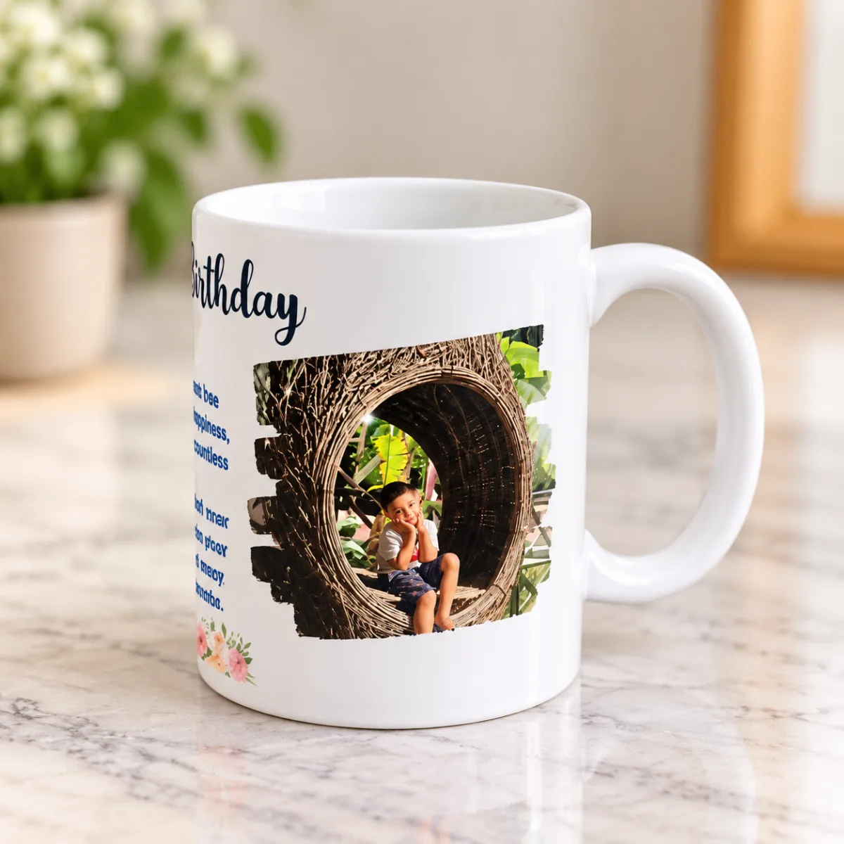 Birthday Mug - Personalized Custom Photo & Name Mug | Birthday Gift for Him/Her - Print Zone BD — custom mug print