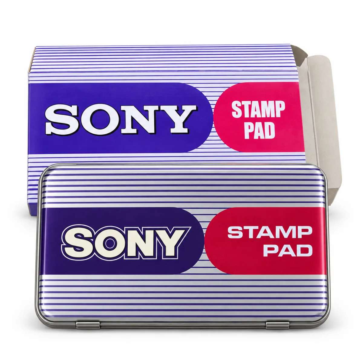 Stamp Pad Metal Case (Blue) – মেটাল কেসের স্ট্যাম্প প্যাড | Rubber & Polymer Stamp Ink Pad Price in Bangladesh – Print Zone