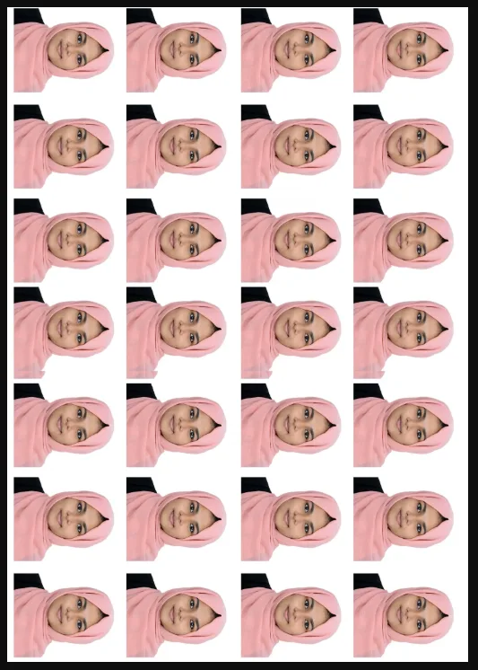 28 Pcs Passport Size Photo Print – এক জনের ২৮ কপি পাসপোর্ট সাইজ ছবি প্রিন্ট | Customized Photo Online (Print Only) – Print